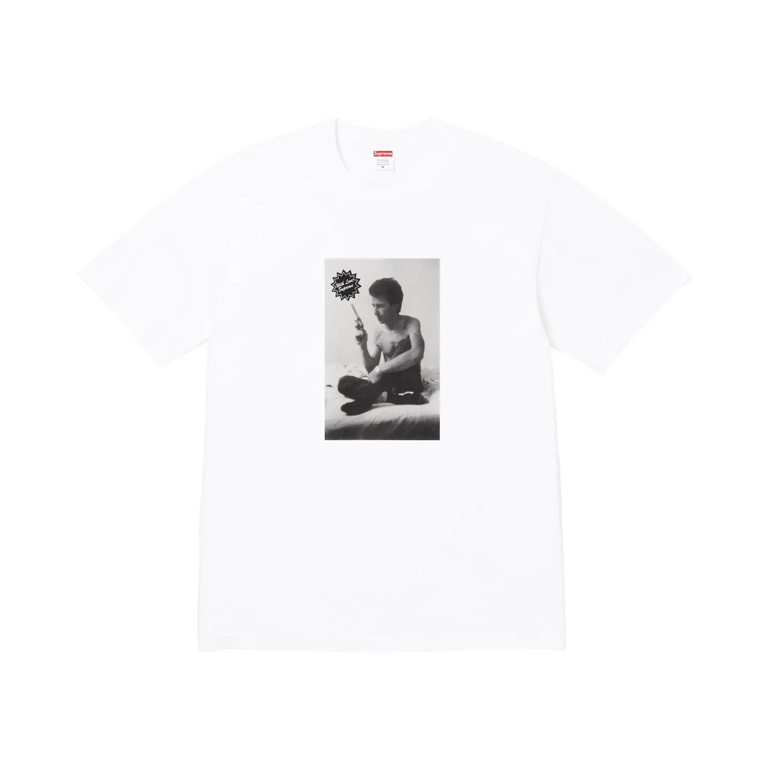 Футболка с принтом Gun Tee Supreme, White