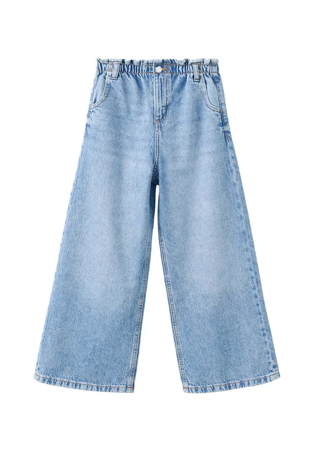 Детские джинсы свободного кроя Mango Kids, Blue