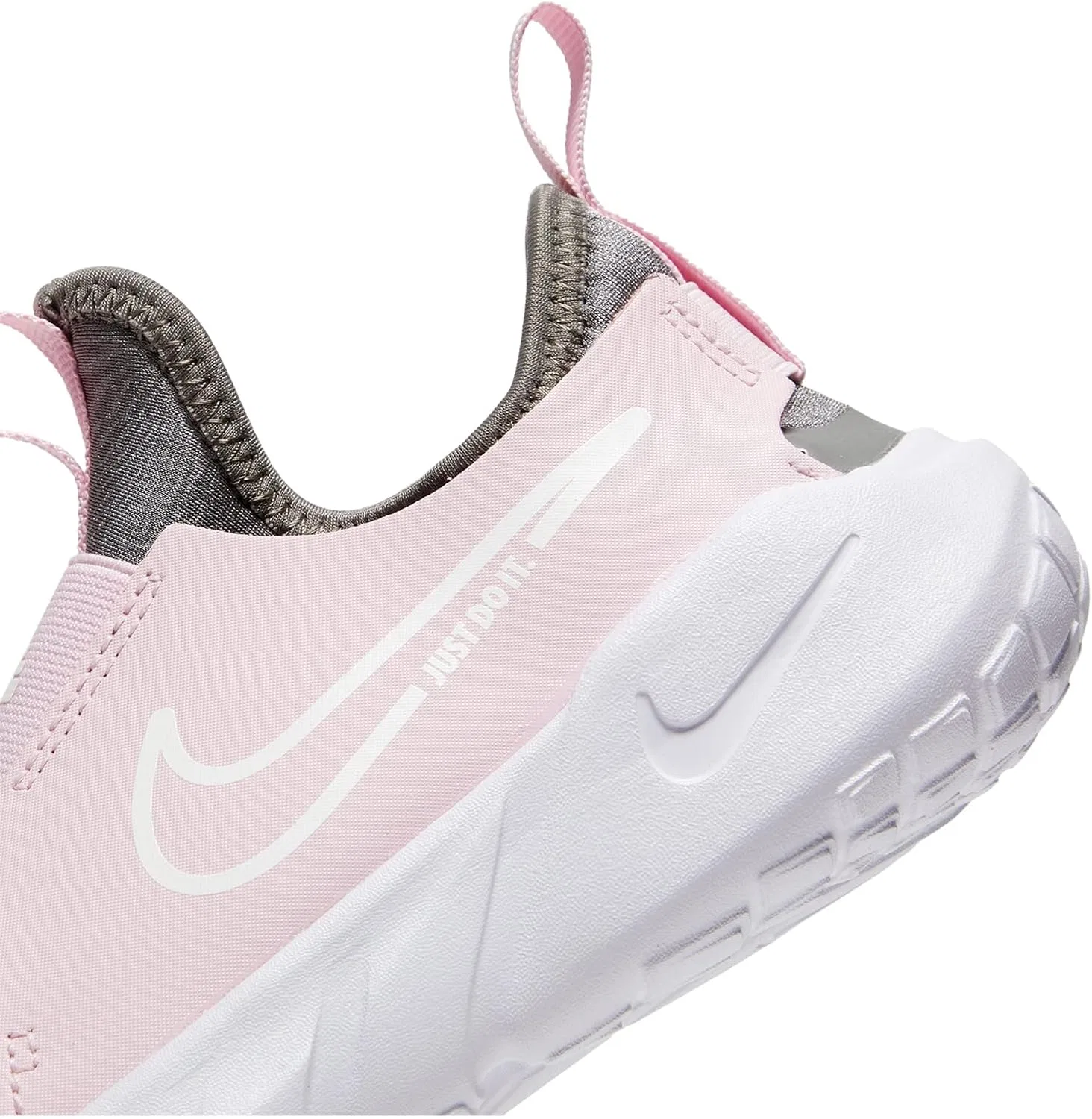 Детские кроссовки для девочек Flex Runner 2 Nike, Pink Foam White Flat Pewter Photo Blue — фото 4