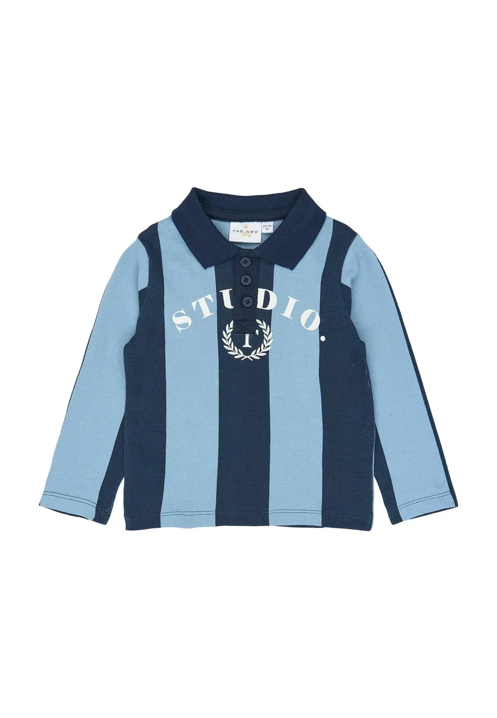 Тнствиро л_с поло - рубашка-поло The New Siblings, Navy Blazer Striped — фото 3