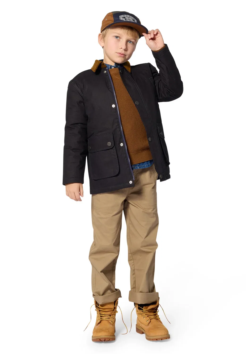 Длинный джемпер Pull à manches Timberland, Chesnut