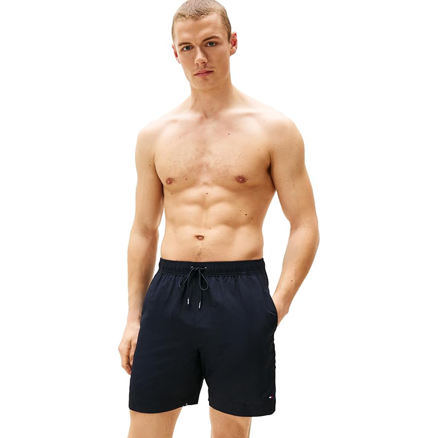 Плавательные шорты Tommy Hilfiger 7" with Drawstring Quick Dry, пустынное небо