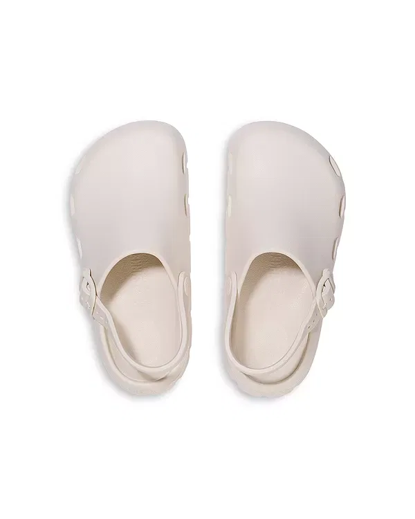 Детские сабо для девочек с регулируемым ремешком Birki Flow Birkenstock, Light Rose — фото 2