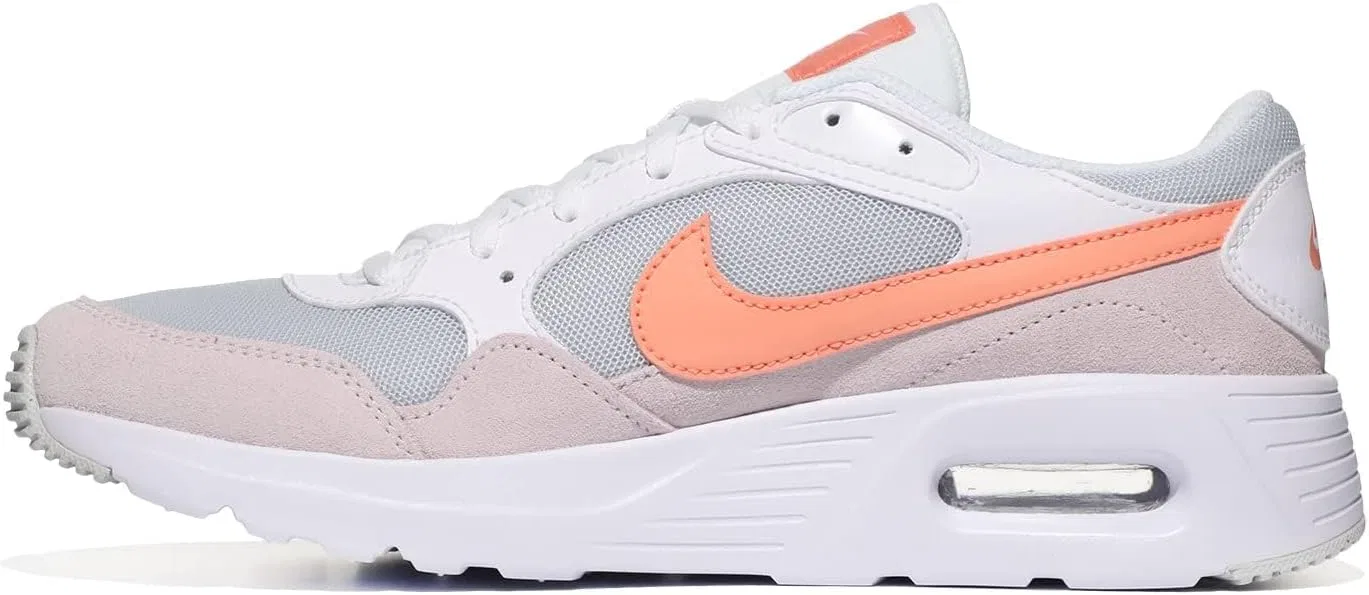Детские кроссовки для мальчиков Air Max Sc Nike, White/Crimson Bliss/Light Violet — фото 3