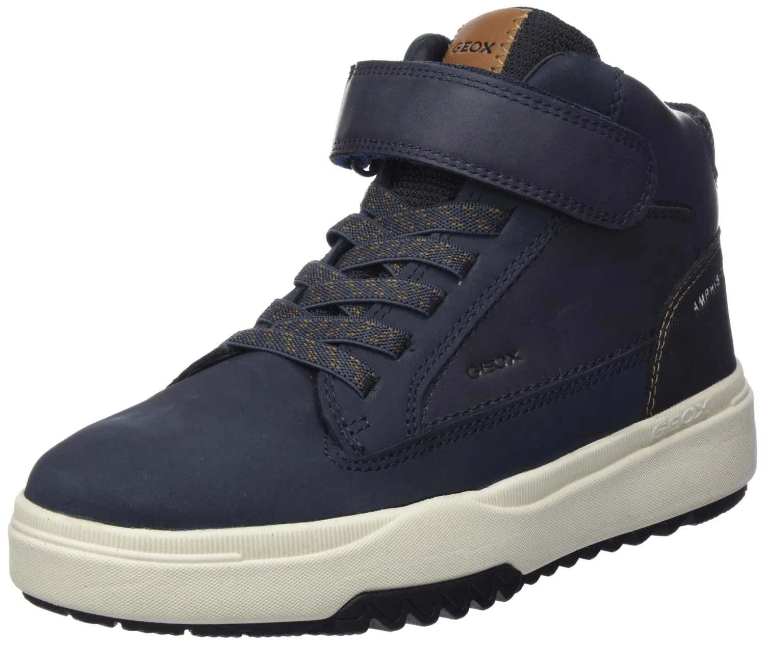 Детский ботинок для мальчиков с водоотталкивающим верхом J Bunshee Boy B Abx Geox, Navy Black