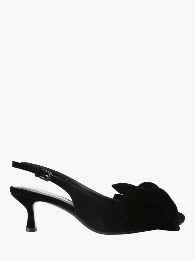 Туфли-лодочки Tilly Bow на каблуке kitten KG Kurt Geiger, Black