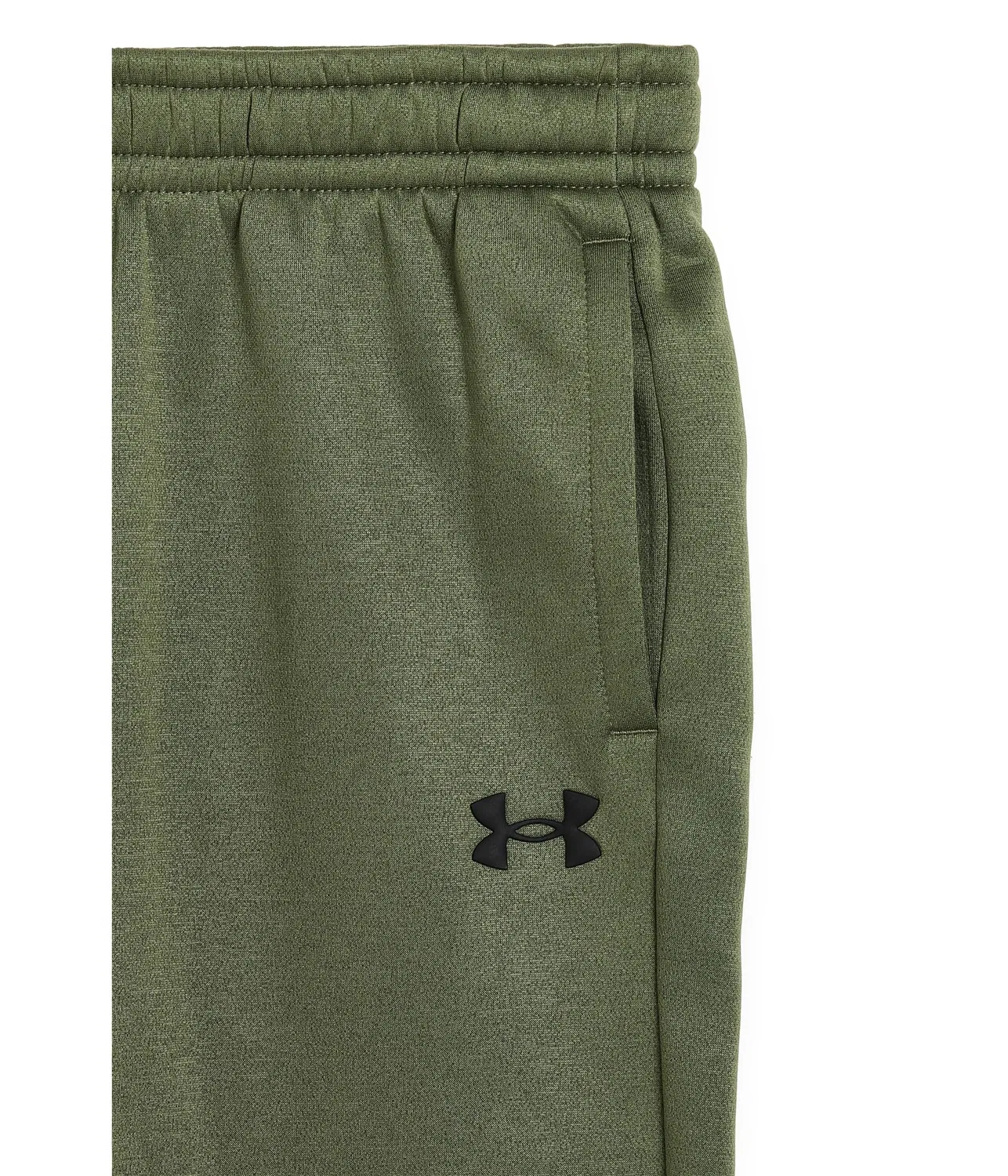 Спортивные брюки Armour Fleece (для детей постарше) Under Armour Kids, Marine OD Green/Black 1 — фото 3