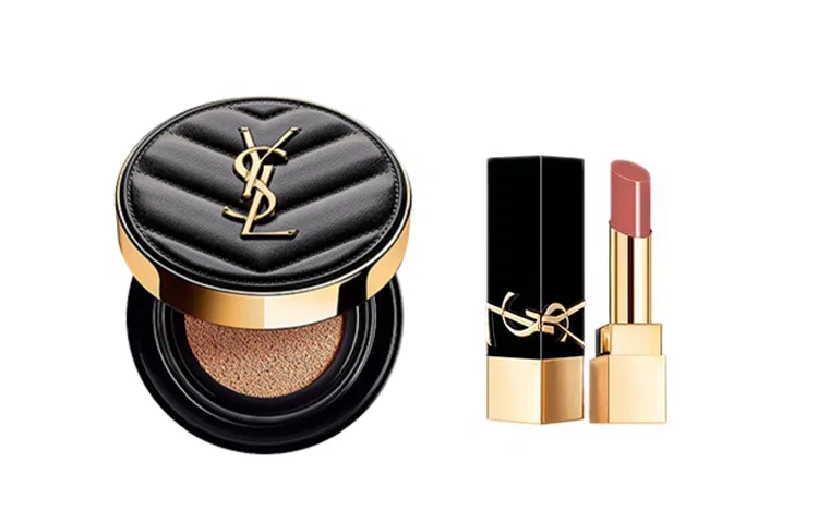 Женский набор для макияжа с воздушной подушкой Christmas Limited Foundation Travel Gift Set SAINT LAURENT — фото 3