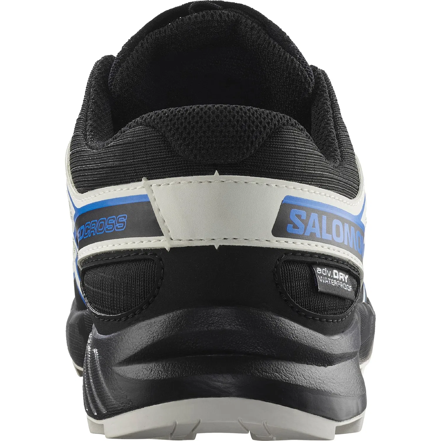 Детские кроссовки для мальчиков водонепроницаемые Speedcross Waterproof Salomon, Black Vanilla Ice French Blue — фото 3