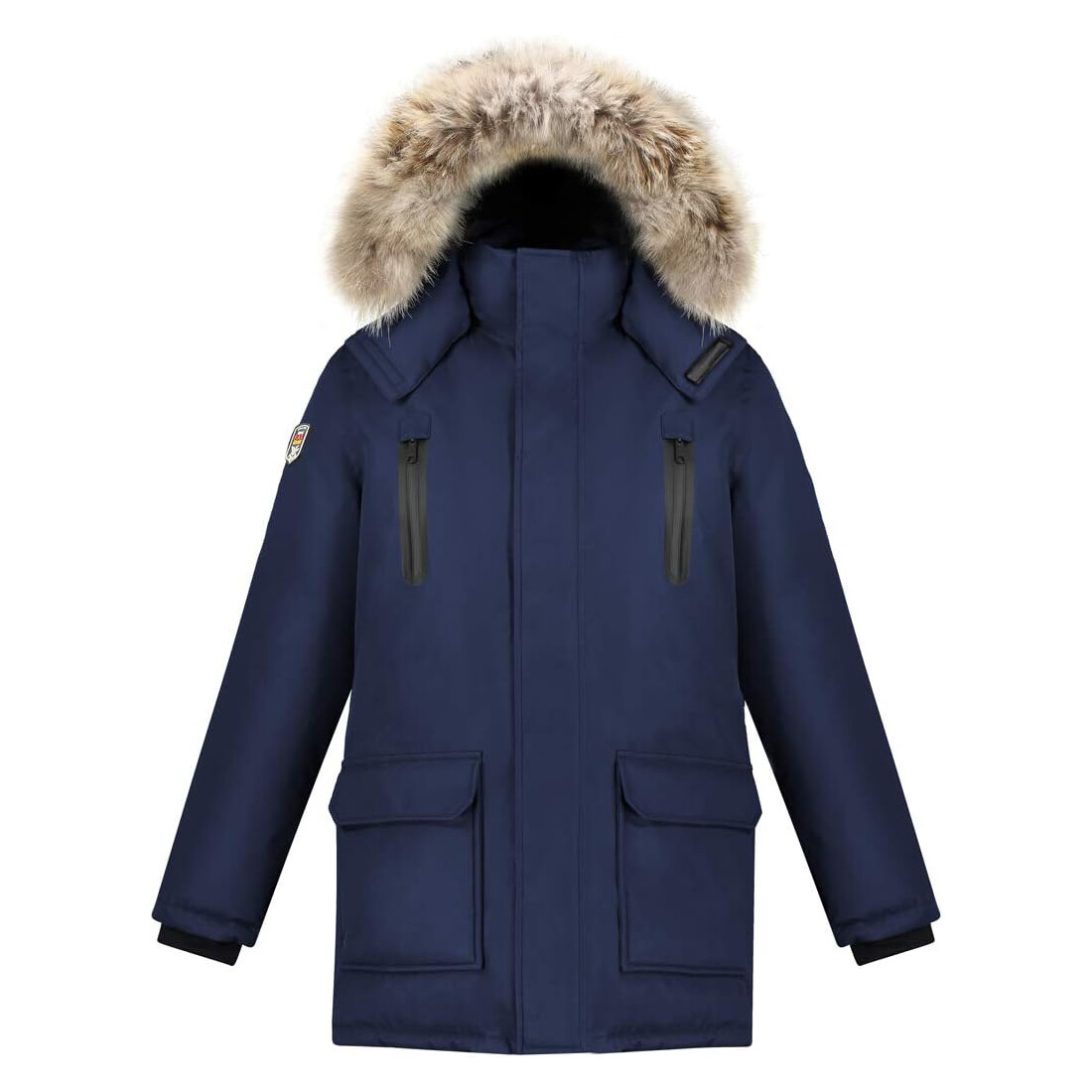 

Мужской пуховик Triple F.A.T. Goose Aisen Collection Stratus, темно-синий