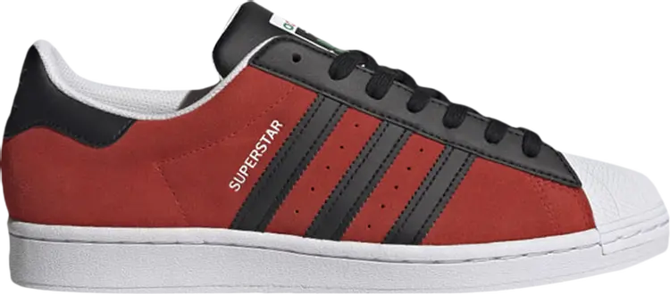 

Лимитированные кроссовки Adidas Superstar 'Red Core Black', красный