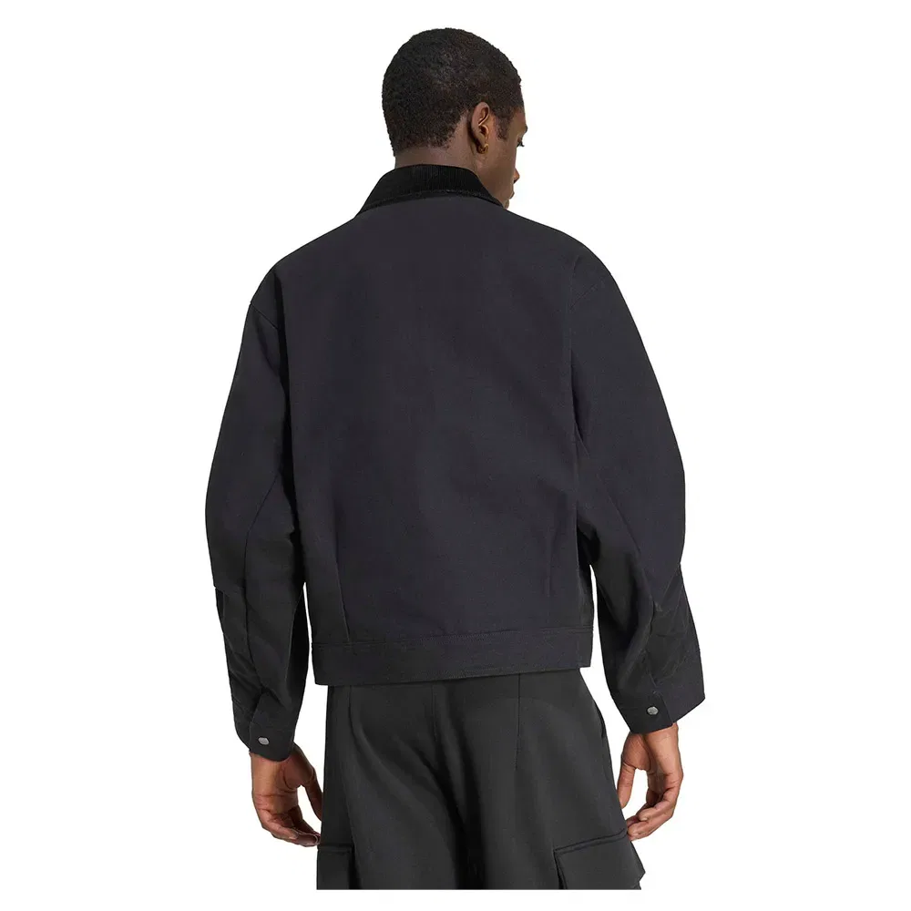 Бомбер Premium Essentials Adidas Originals, серый — фото 2