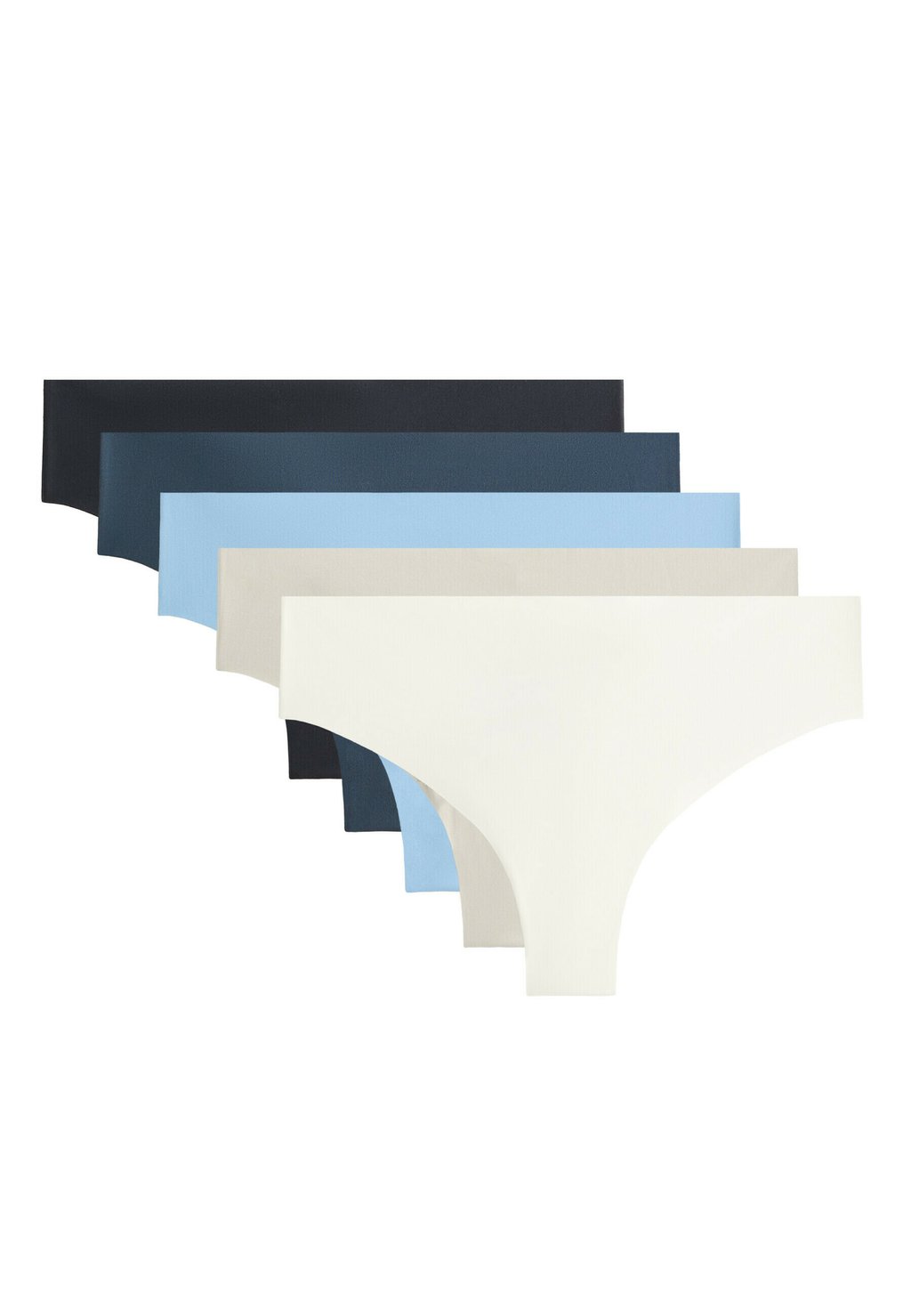 

Трусы 5 INVISIBLE POLYAMIDE BLEND CHEEKY BRAZILIAN OYSHO, синий