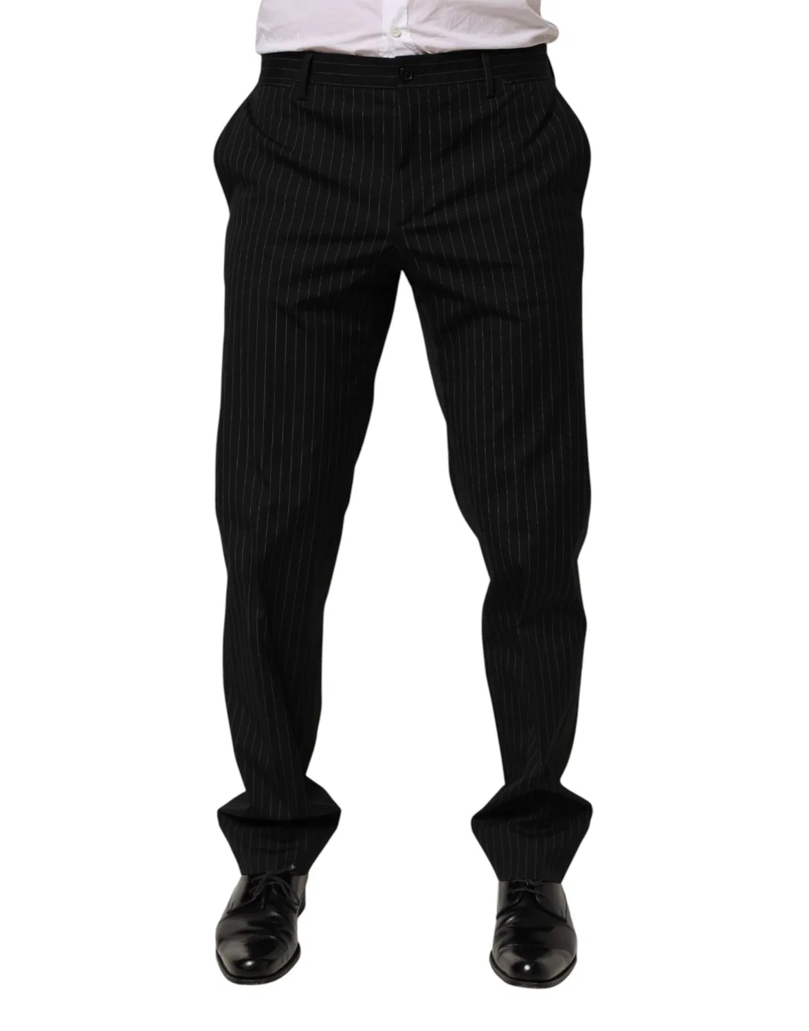 Мужские брюки классические с полосами Dress pants Dolce & Gabbana, Black