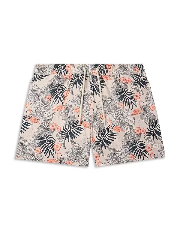 Детские плавки для мальчиков с принтом Flamingo Bliss The Drip Shop, Peach