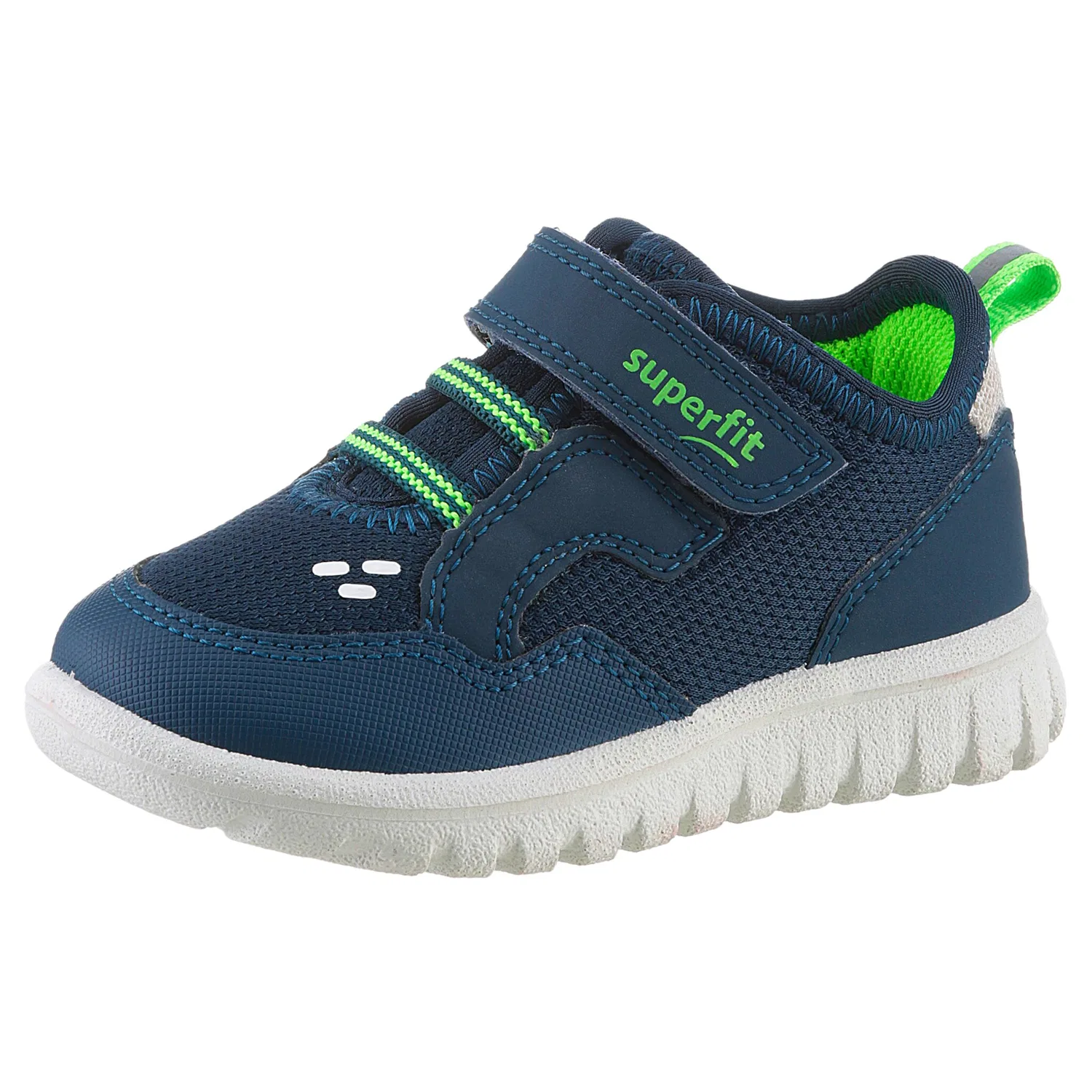 Детские кроссовки на липучке Superfit, Dark Blue-Green