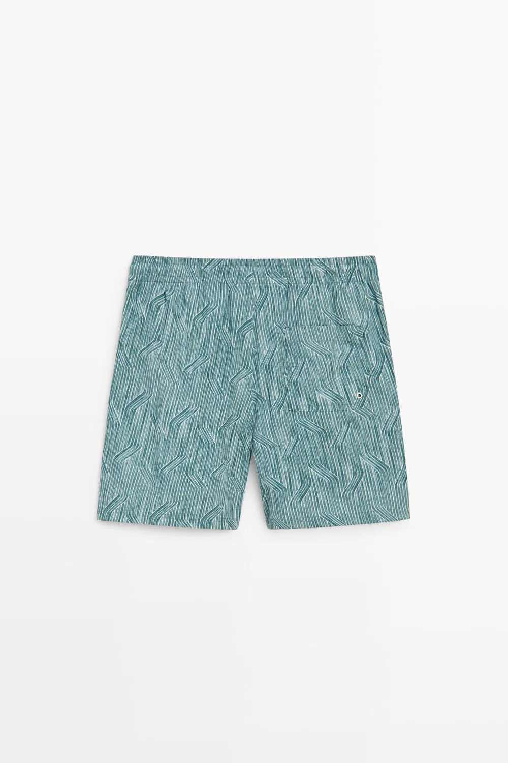 Плавки Massimo Dutti, с принтом, Water Green — фото 2