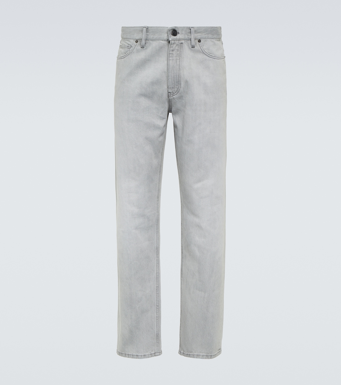 

Средневысокие узкие джинсы Zegna, Light Grey