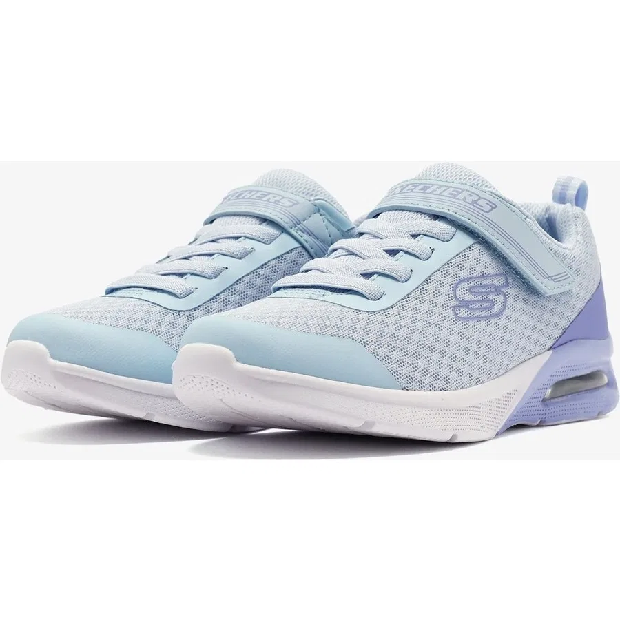 Кроссовки повседневные с шнуровкой Microspec Max Epic Brights Skechers, Синий — фото 3