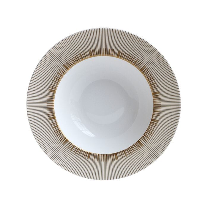 

Bernardaud Sol Rim Суповая тарелка, золотой
