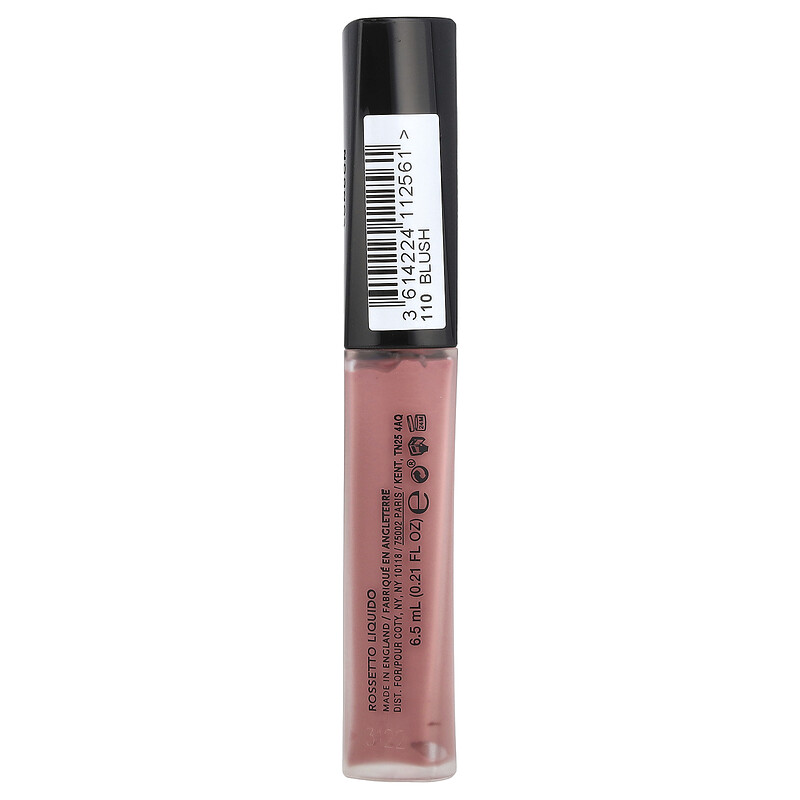 Rimmel London, Stay Matte Liquid Lip Color, румяна 110, 6,5 мл (0,21 жидк. унц.) — фото 2