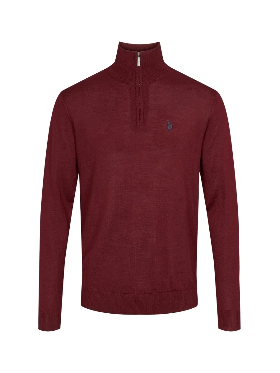 Свитер U.S. Polo Assn. 'UMMason' красного цвета