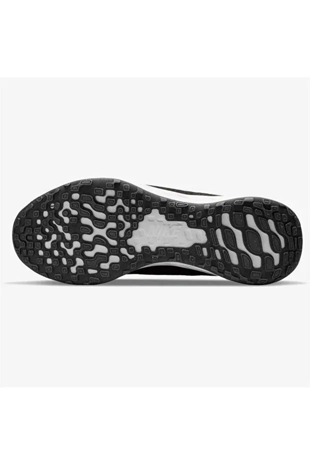 Детские кроссовки для девочек с принтом Revolution 6 nn (gs) Nike, Black — фото 4