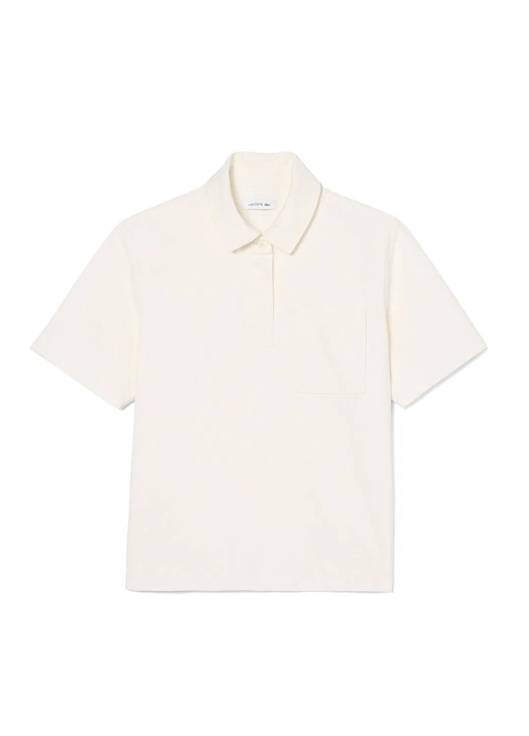 Поло Lacoste Oversize Fit Denim, белое