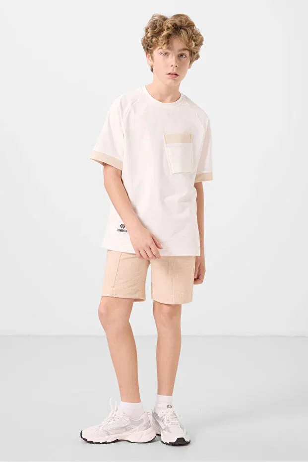 Детские шорты для мальчиков хлопковые Tommy Life, Beige