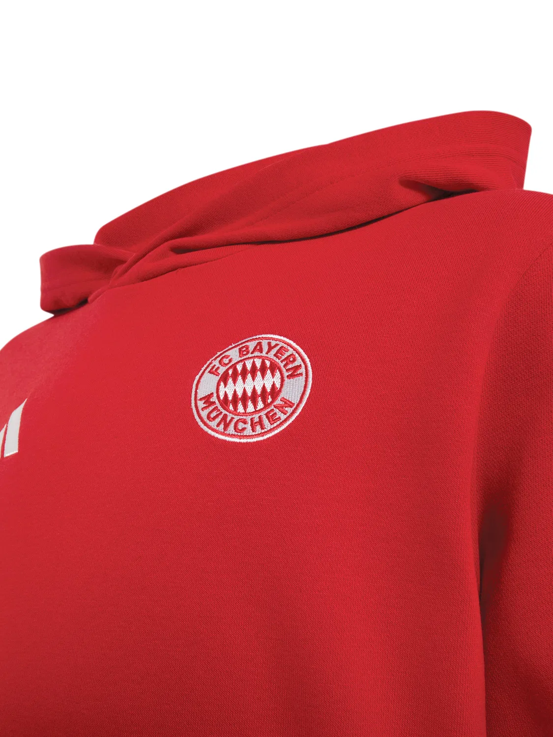 Спортивная толстовка Adidas Performance FCB красного цвета — фото 4