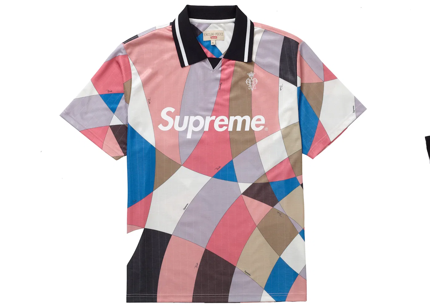 Мужская футбольная джерси с принтом Emilio Pucci Jersey Supreme, Dusty Pink