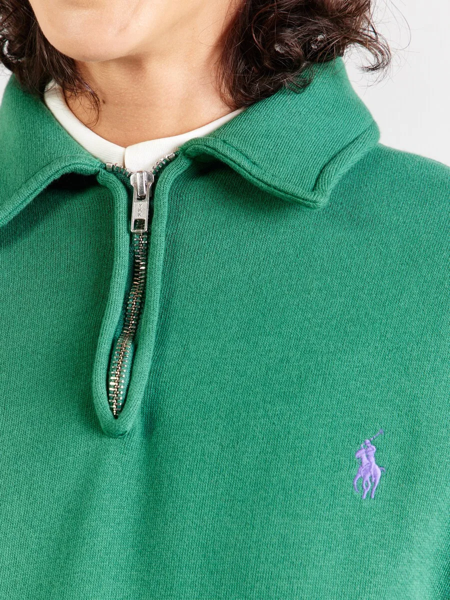 Толстовка Polo Ralph Lauren зеленого цвета — фото 3
