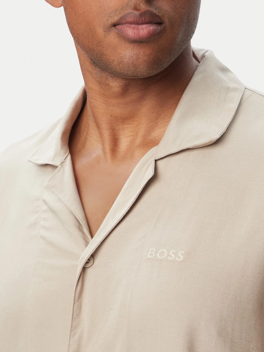 Мужская рубашка стандартного кроя Fresh Shirt Boss, светло-бежевый — фото 4