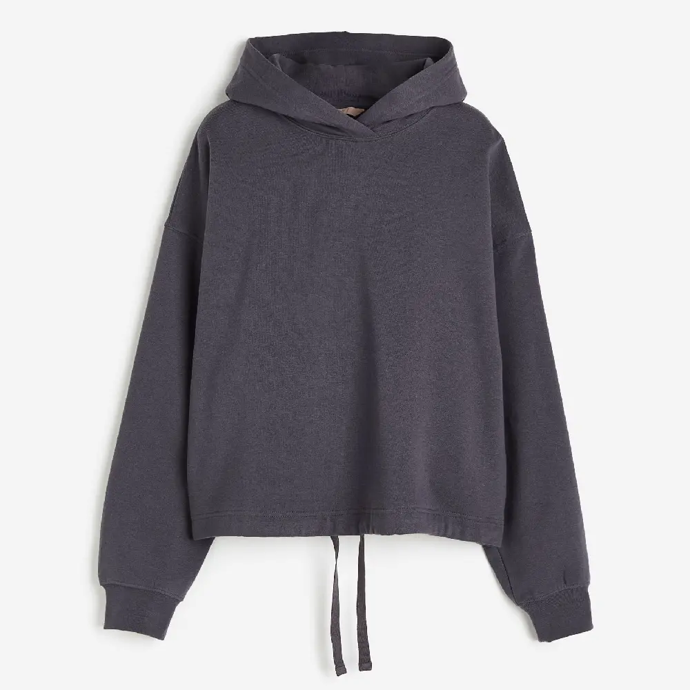 

Толстовка H&M Drawstring Hem, темно-серый