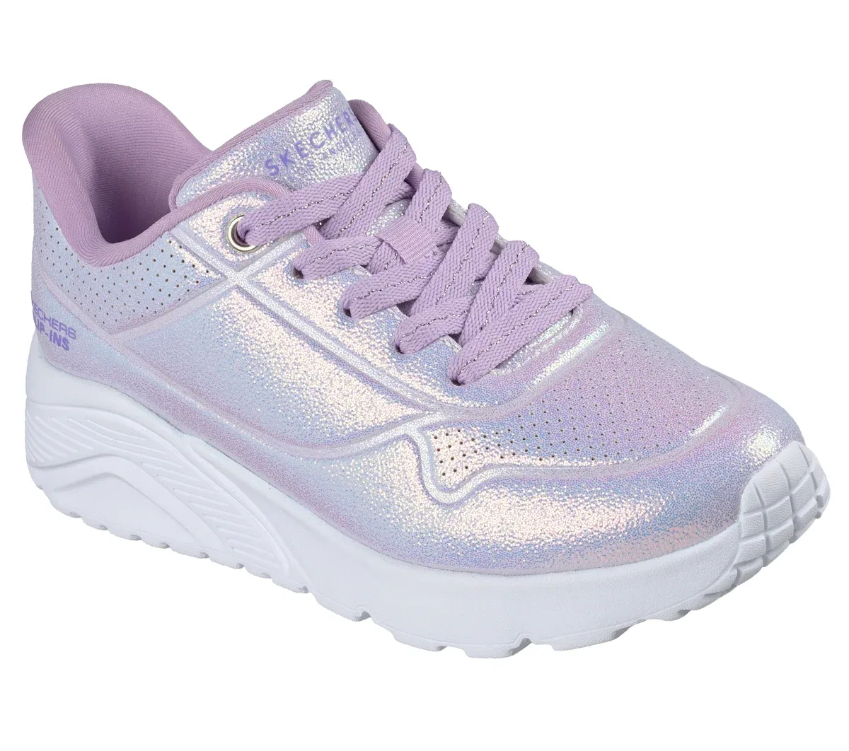 Детские слипоны UNO Lite Ease Skechers, лавандовый — фото 4