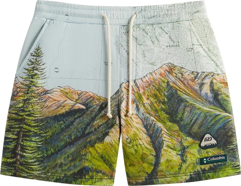 

Шорты Kith For Columbia Big Sur Fleece, мультиколор