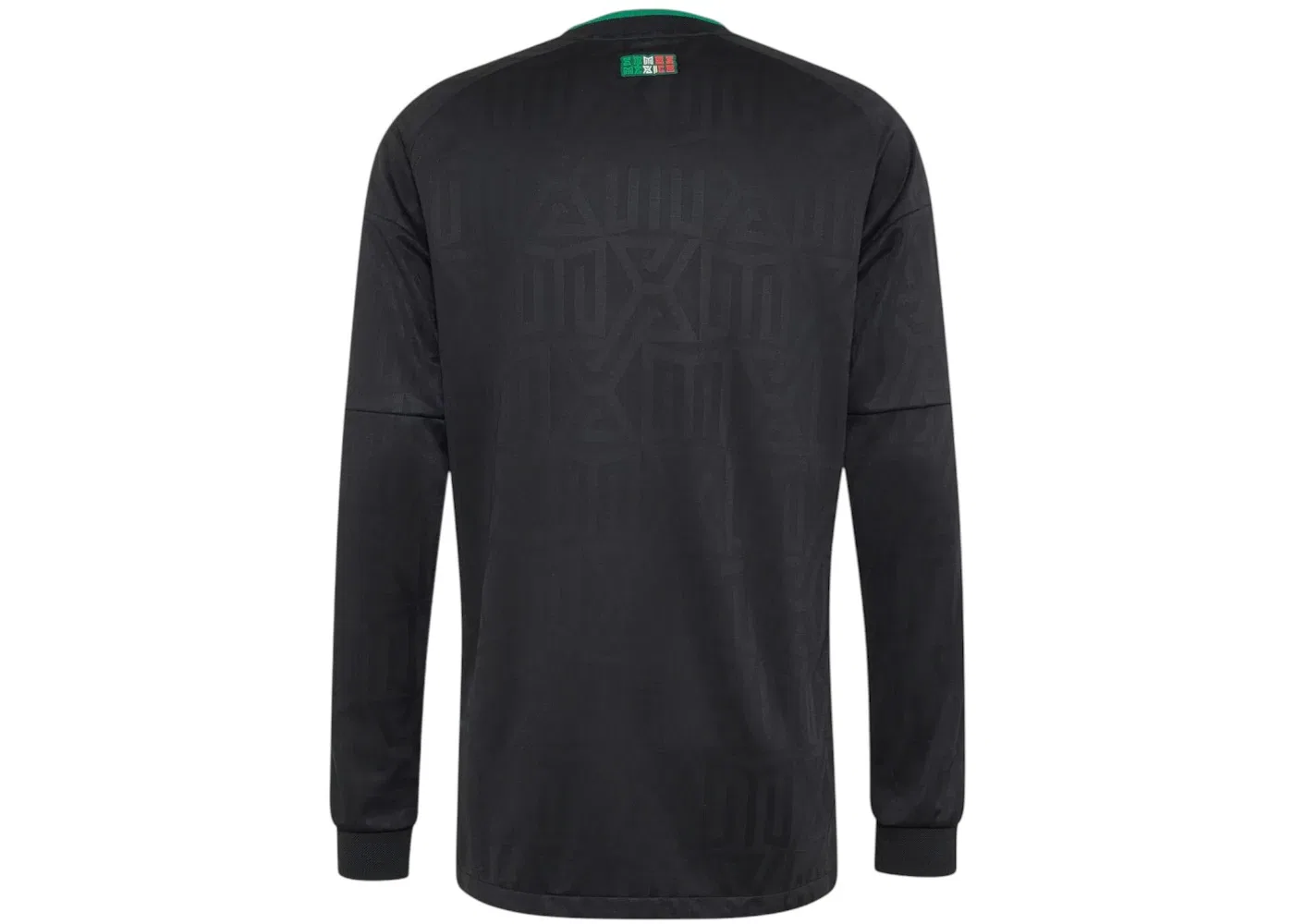 Мужская футболка с длинным рукавом Adidas Mexico 26 Third Jersey, Black — фото 2
