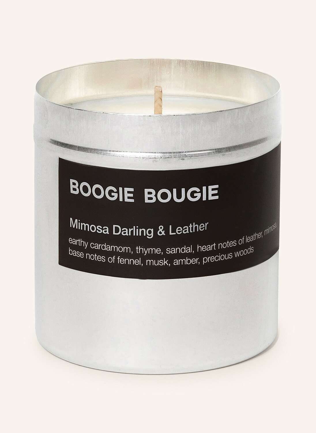 

BOOGIE BOUGIE Ароматическая свеча Boogie Bougie MIMOSA DARLING & LEATHER