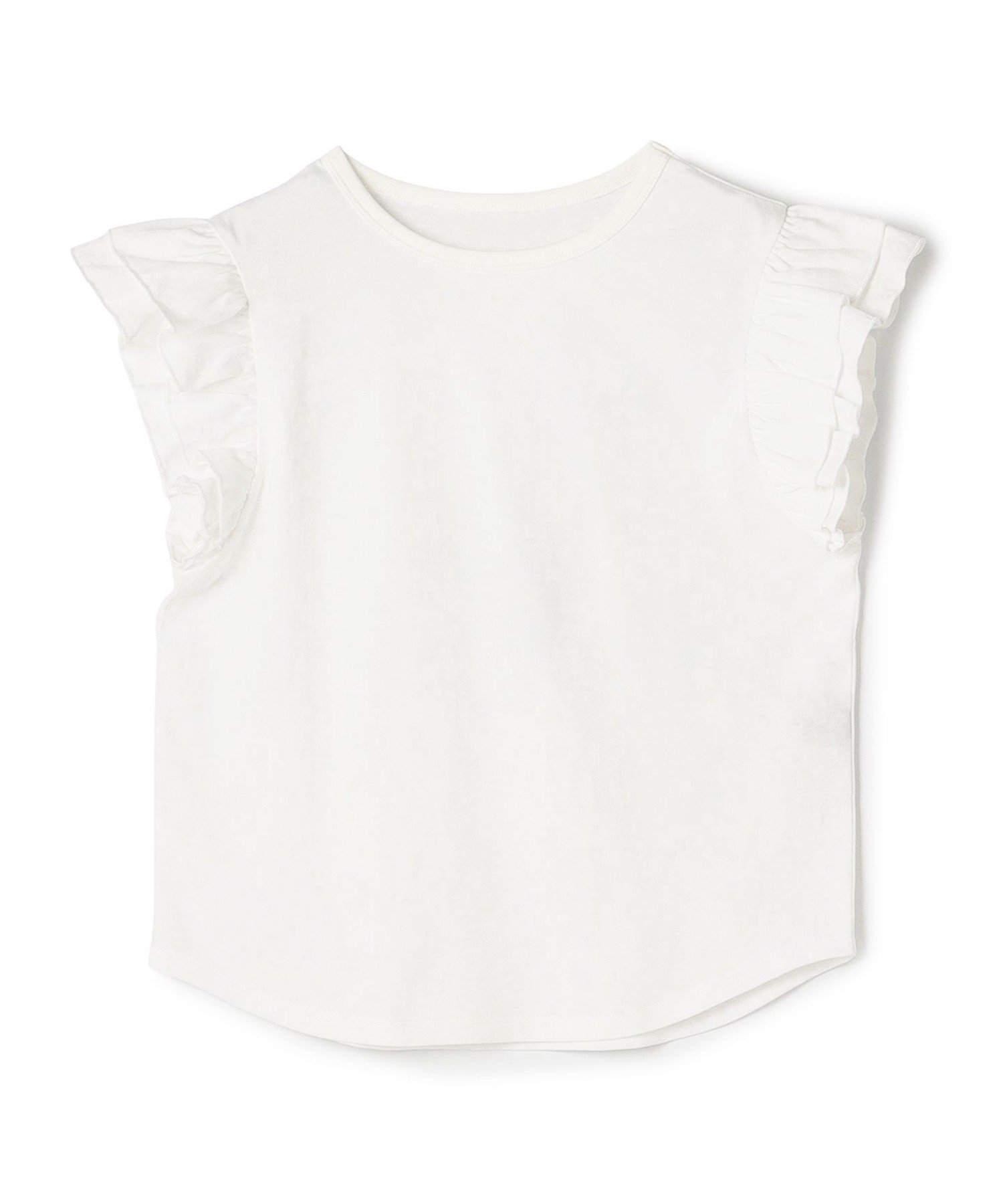 Футболка Футболки разных дизайнов [110-150 см] Unfilo, Off-white [Frill Sleeves] [001] — фото 4