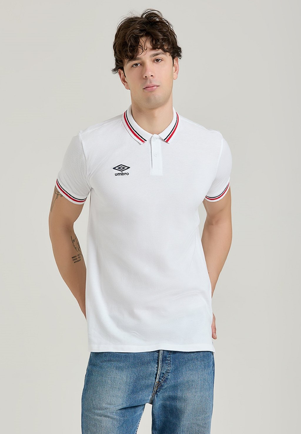 

Поло Umbro, белый
