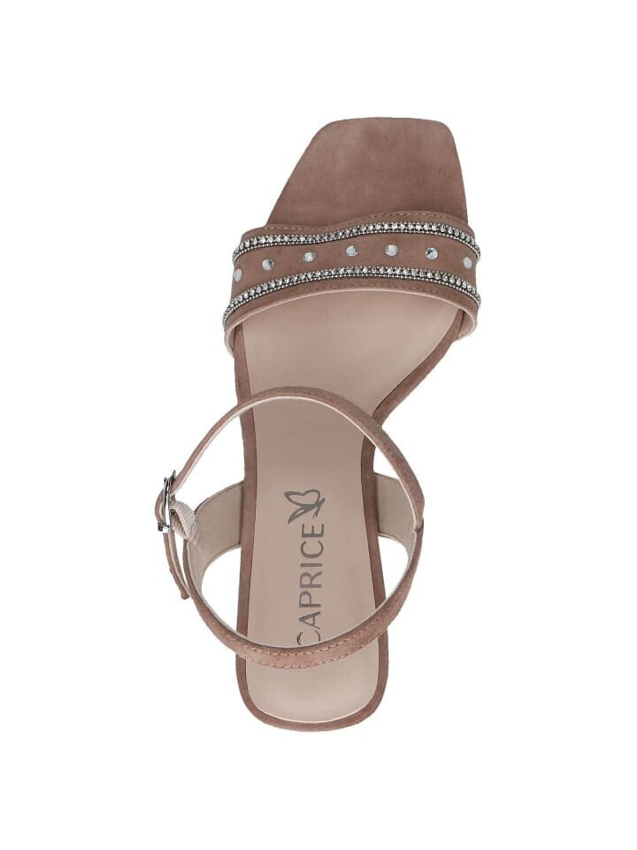Сандалии на плоской подошве Caprice, цвет taupe suede — фото 2