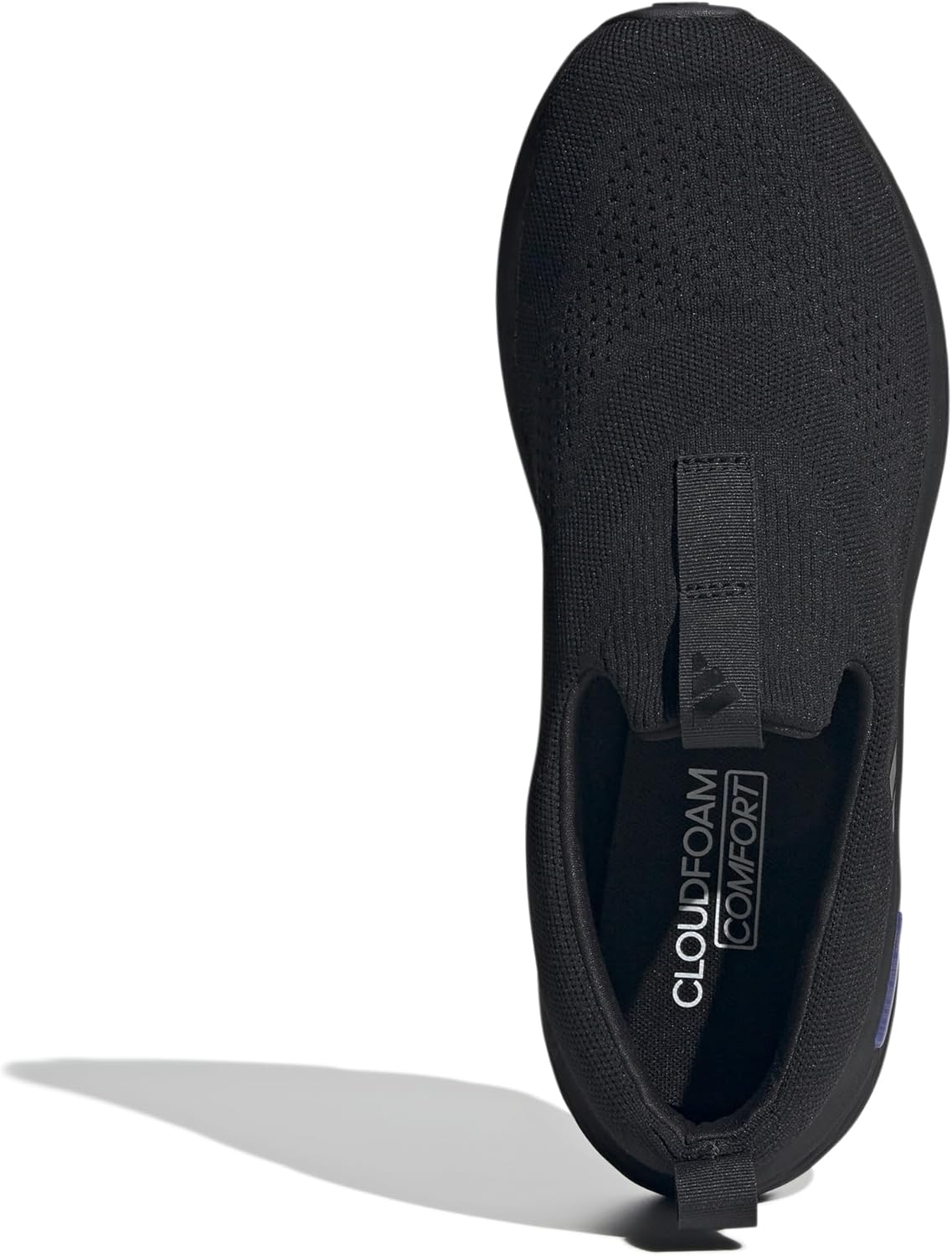 Мужские кроссовки Adidas Cloudfoam Go Lounger, черный/голубой — фото 2