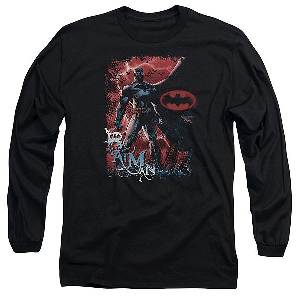 

Футболка с длинным рукавом Batman Gotham Reign для взрослых Licensed Character