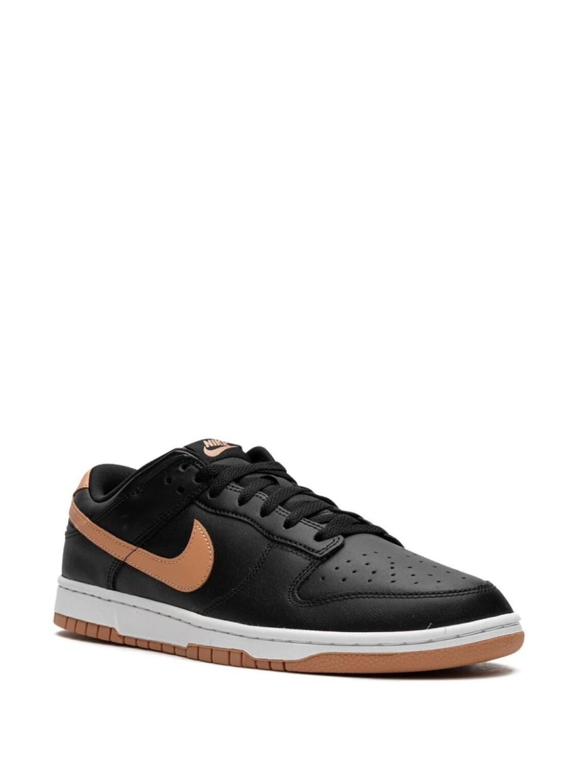 Кроссовки Dunk Low Black/Amber Brown Nike, черный — фото 2