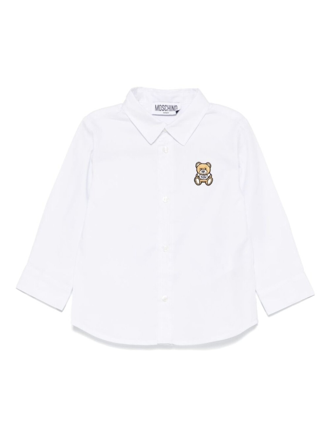 

Moschino Kids рубашка Teddy Bear, белый