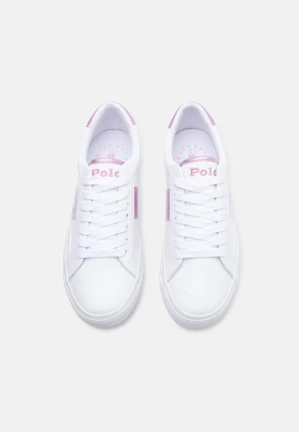 Кроссовки ryley Polo Ralph Lauren, White/Pink Metallic — фото 4