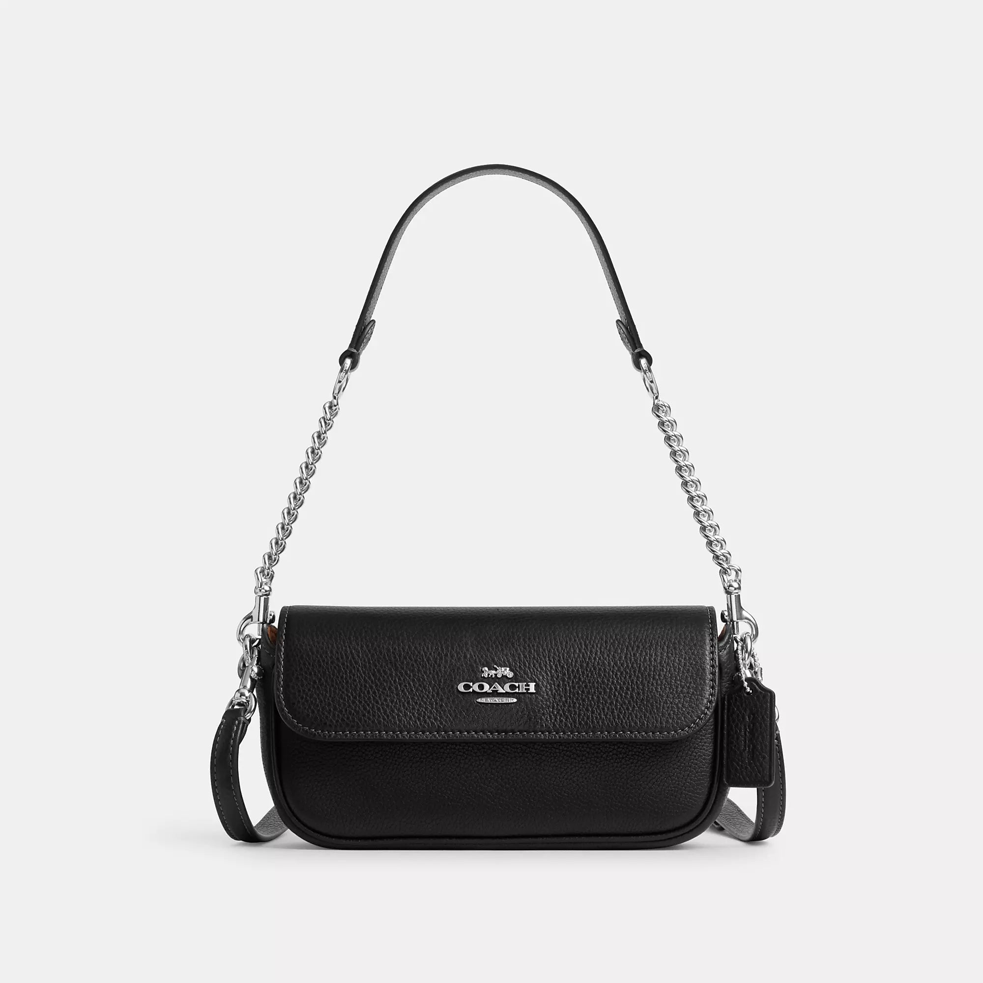 

Сумка через плечо Coach Outlet Hailey, серебряный/черный
