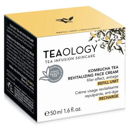 

Восстанавливающий крем для лица с чаем Чайный гриб, сменный набор, Teaology Tea Infusion Skincare
