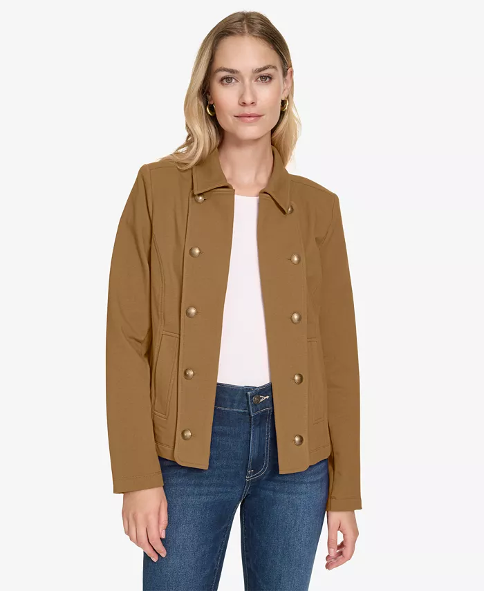 

Женская куртка капитана с открытым передом. Только онлайн Nautica Jeans, коричневый/бежевый