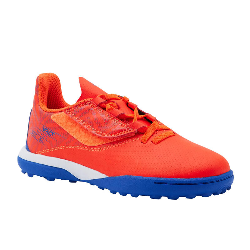 

Детские футбольные мультикамовые кроссовки TF Velcro ‒ Viralto I Easy Turf оранжевый/синий KIPSTA, цвет orange